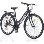 Corelli Byme 28 18 Bayan Şehir Bisikleti Gri-Kırmızı - Gri - Kırmızı