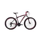 Corelli Dusty 1.1 V Fren Shimano 21 Vites 27.5 Jant Siyah Kırmızı Beyaz 18 Kadro Dağ Bisikleti