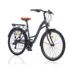 Corelli Glowie 28 Jant 51CM Gri Kahve Bakır Şehir Bisikleti - Gri - Kahverengi