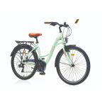 Corelli Glowie 410H V 24 Jant 21 Vites Beyaz Kahve Kadın Şehir Bisikleti