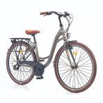 Corelli Merrie 24 Jant 21 Vites Gri Kahve Kadın Şehir Bisikleti