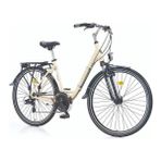 Corelli Mocha Bayan Şehir Bisikleti 480H V 28 Jant 21 Vites Krem Koyu Gri Açık Gri - Gri - Krom - Krem