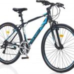 Corelli Trivor 5.1 V Fren Shimano 21 Vites 28 Jant 18 Kadro Koyu Gri Mavi Beyaz Şehir Tur Bisikleti