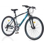 Corelli Trivor 5.1 V Fren Shimano 21 Vites 28 Jant 18 Kadro Koyu Gri Mavi Beyaz Şehir Tur Bisikleti