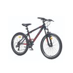Corelli Via 1.3 24 Jant 21 Vites V Fren Full SH Sistem Black Red Grey Dağ Bisikleti