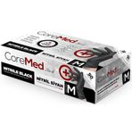 Coremed Ultra Extra Kalın Siyah Nitril Eldiven 50 Adet
