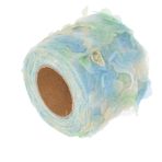 CORHAD 1 Rulo Rozet Şerit Diy Dekoratif Dokuma Şerit El Sanatları Için Şeritler Nakış Dantel Noel Tül Makara 3d Çiçek Şerit Gelin Dantel Süsü Polyester Iplik Terzilik Çelenk 3 Boyutlu