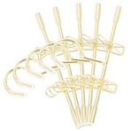 CORHAD 5 Adet Bebek Askısı Mini Oyuncak Bebek Giysileri Rafı Bebek Gardırop Askıları Mini Kıyafet Rafı Mini Simüle Askılar Mini Askıları Minyatür Askılar Simülasyon Mini Askılar Küçük