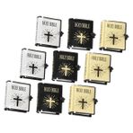 CORHAD 9 Adet oyuncak bebek evi İncil minik kitaplar oyuncaklar dini bebek evi dekorasyonu dekorasyon home decor çocuk oyuncak takım elbise bebek evi kitaplar minyatür kitaplar kitabın