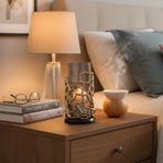 Cornella Pillar Antik Gold Gri Ombreli Cam Mumluk