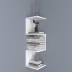 Corner Köşe Duvar Rafı Kitaplık