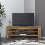 Corner Tv Sehpası, 120 Cm – Köşe Tasarım Antik Ceviz