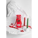 Corney Design Christmas Yılbaşı 3'lü Tasarım Şamdan Mumu - Kırmızı - Yeşil - 3 Adet