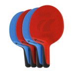 Cornilleau Softbat Quattro 4 Adet Raket + 4 Adet Top Outdoor Masa Tenisi Raket Seti