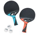 Cornilleau Tacteo Pack Duo 2 Raket 3 Top Outdoor Masa Tenisi Raket Seti