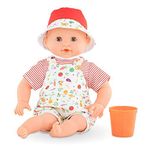 Corolle 9000100540 - Mon Premier Poupon Calypso Banyo Bebek, Bardaklı Yumuşak Vücut Banyo Bebeği, Uyuyan Gözler, Vanilya Kokusu, Çıkarılabilir Giysiler, 30 cm, 18 aydan itibaren uygundur, Başparmağınızı ağızda tutar