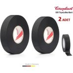 Coroplast 2 Adet Coroplast Tüysüz Bez Bant 19MM x 15 Metre REF:839