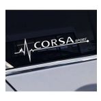 Corsa Yan Cam Sticker Oto Kapı Çıkartma Tuning oto 20 cm x 7 cm yazı 334