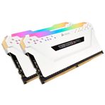 Corsair 16GB(2x8) Vengeance RGB PRO White 2666mhz CL16 DDR4 Ram (CMW16GX4M2A2666C16W)