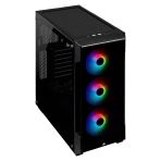 Corsaır Cc-9011190-Ww İcue 220T Rgb Tempered Glass Mid-Tower Smart Case 3Xargb Fan Siyah Kasa