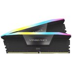 Corsair CMH32GX5M2B6000Z28 Vengeance RGB 2x16 GB DDR5 DRAM 6000 MHz CL28 AMD EXPO Intel XMP Memory Kit RAM