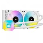 Corsair CW-9060050-WW Icue H100I Elite Capellix 240 mm Rgb 1200 1150 1151 1155 1156 1366 2011 2066 Beyaz Intel Fanlı Sıvı İşlemci Soğutucu