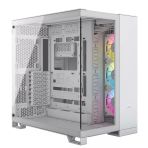 Corsair İcue Lınk 6500X Rgb Tempered Glass White Usb 3.2 Atx Mid Tower Kasa & Corsaır Icue Lınk Rx140 Rgb 140Mm Single Fan - White (Co-9051023-Ww) Hediye
