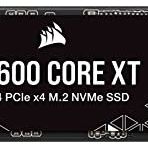 Corsair MP600 CORE XT 2TB PCIe Gen4 x4 NVMe M.2 SSD - Yüksek Yoğunluklu QLC NAND - M.2 2280 - DirectStorage Uyumlu - 5.000MB/sn'ye kadar - PCIe 4.0 Dizüstü Bilgisayarlar ve Masaüstü Bilgisayarlar için