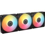 CORSAIR RS120-R ARGB 120mm PWM Ters Yapraklı Fan Üçlü Paket - Siyah (CO-9050196-WW)