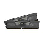 CORSAIR Vengeance DDR5 RAM 32GB (2x16GB) 6000MHz CL36 AMD Expo iCUE Uyumlu Bilgisayar Belleği - Gri (CMK32GX5M2E6000Z36), Gri