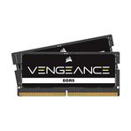 Corsaır Vengeance Sodımm Ddr5 Ram 32Gb (2X16gb) 5600Mhz Cl48-48-48-90 1.10V Intel Xmp 3.0 Dizüstü Bilgisayar Belleği - Siyah (Cmsx32gx5m2a5600c48)