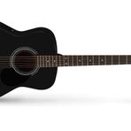 Cort AF510 Siyah Satin Elektro Akustik Gitar