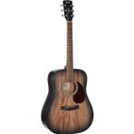 CORT AKUSTİK GİTAR, OPEN PORE TRANS BLACK BURST,