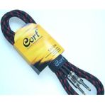 Cort CA526 BK Noısless 5 mt Gürültüsüz Siyah/Gold Gitar Kablo