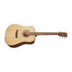Cort Earth60op Akustik Gitar, Open Pore, Masif Ladin Kapak, Arka&