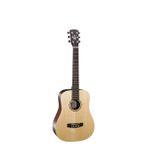 Cort EARTHMINIF-ADIRONDACK Adirondack Kapaklı Mini Akustik Gitar (Orta Seviye) | 3/4 Kompakt Boyut, Masif Adirondack Lad