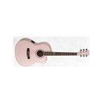 Cort Elektro Akustik Gitar Kılıflı, Soluk Pembei Metalik