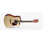 Cort Elektro Akustik Gitar, Natürel Satin, Cort 304T