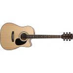 Cort Elektro Akustik Gitar Natürel Satin Ladin Kapak
