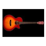 CORT ELEKTRO AKUSTİK GİTAR, SATİN SUNBURST, LADİN KAPAK