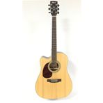 Cort Elektro Akustik Gitar Solak, Natürel Satin, Fıshma
