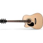 Cort Elektro Akustik Gitar, Solak, Natürel Satin, Ladin