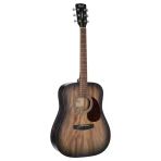 Cort Endonezya Earth60m Optb Cort Earth60m Optb Akustik Gitar, Open Pore Trans Black Burst