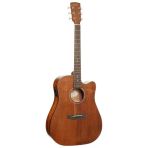 Cort Endonezya Earth60mceop Elektro Akustik Gitar, Cutaway,Open Pore, Masif