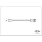 CORTECO 19018510 Fren Hortumu Ön W123 -12 4 201 12 6 83-