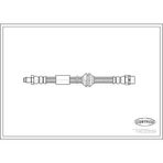 CORTECO 19032839 Fren Hortumu Arka Mini R50 R53 Cooper 01- 415Mm