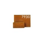 Corten Numaralı Modern Saksı