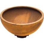 Corten Yuvarlak Saksı Büyük