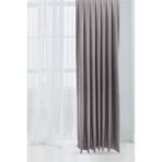 Cortibo Alaska Keten Açık Gri Tek Kanat Pilesiz 80x270 cm Fon Perde