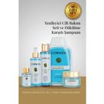CORWEN Set | Temizleme Jeli C-vit Tonik Serum Nemlendirici Ve Procapil Etkili Dökülme Karşıtı Şampuan